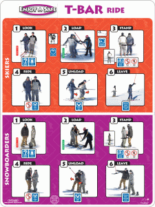 T-Bar Safety Poster - Canadian Ski Council