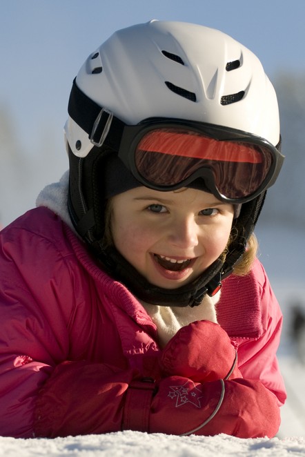 Young Child wearing helmet - Canadian Ski Council